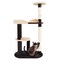 Pet Adobe Cat Tree 3 tier 42.25in high with 2 scratching posts Black and Tan by Pet Adobe 386931IHC - alternate 1